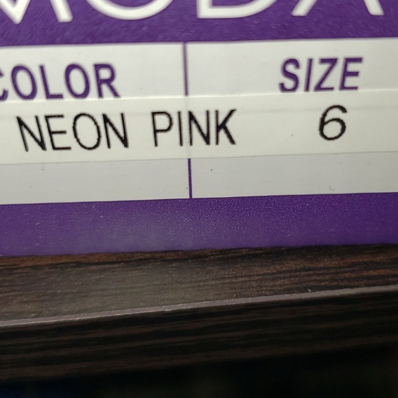 Neon Pink Sandals - Picture 6 of 6